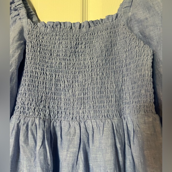 NWT J Crew Linen Daydream Dress in French Blue size S Petite - Picture 6 of 12